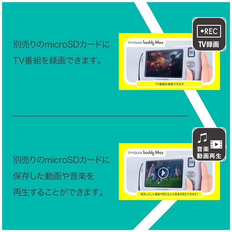 innowa buddy Max ポータブルテレビラジオ BM001 イノワ