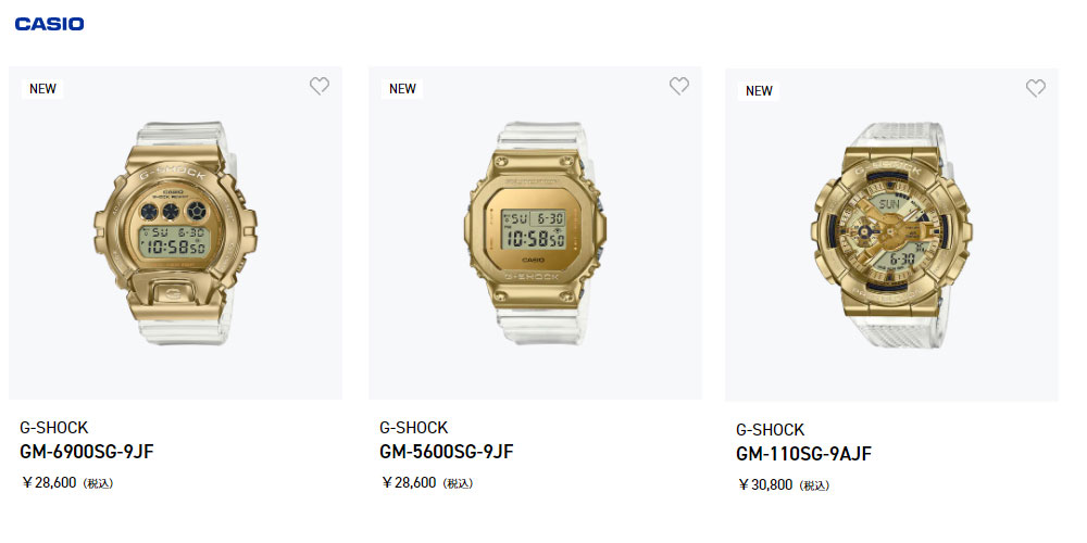CASIO 【カシオ・新品・在庫有り】CASIO G-SHOCK（ジーショック