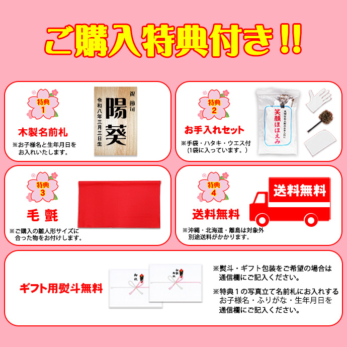雛人形 ケース飾り コンパクト 平安一光作 ももか 親王飾り 六角