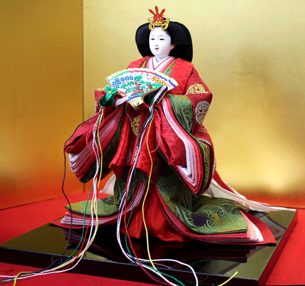 京雛 平安寿峰作 雛人形 京十番 立雛 親王飾り : t-j15 : 人形の松川 
