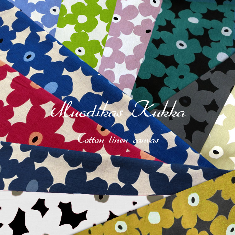 Muodikas Kukka ムオディカス クッカ コットンリネン