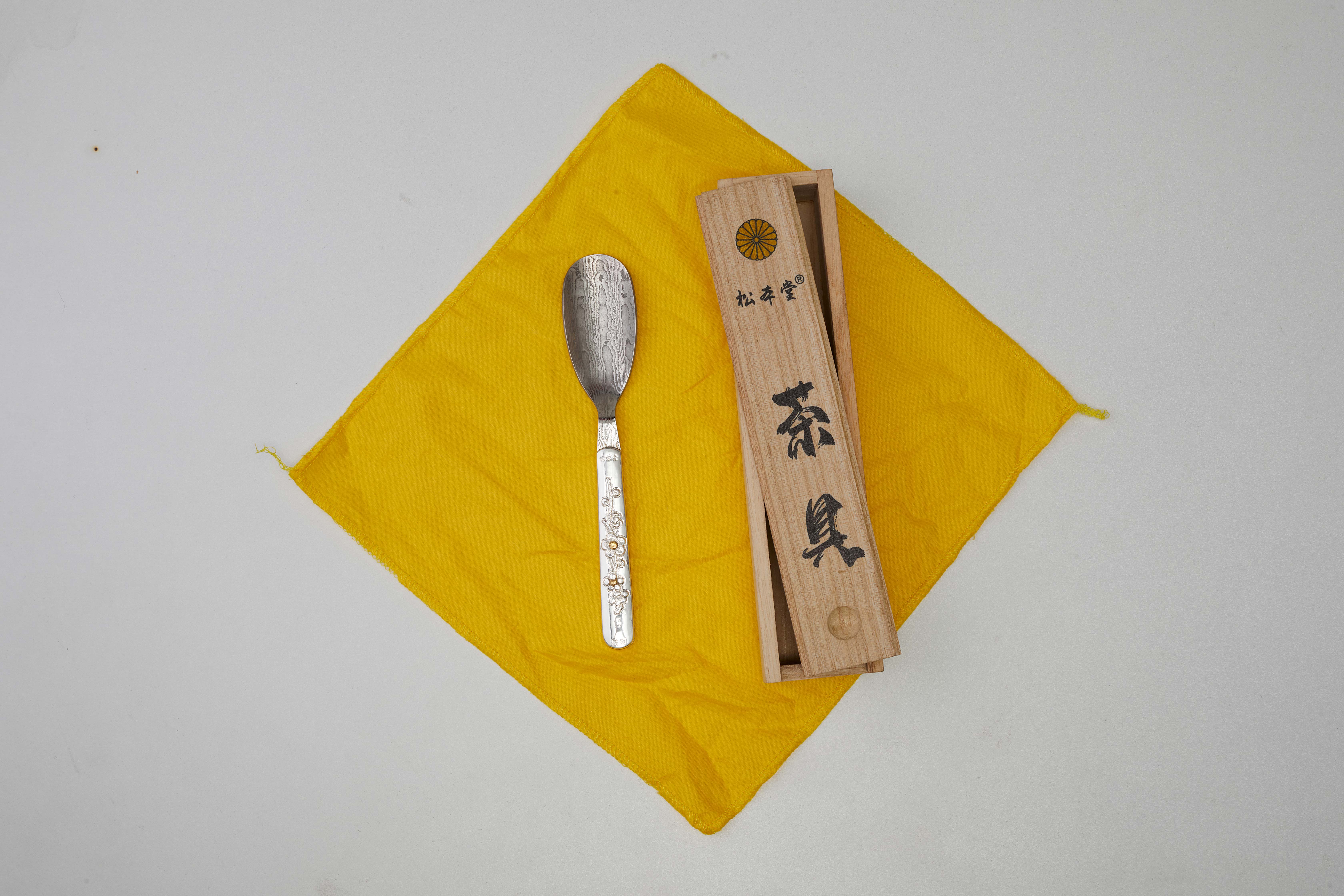 日本製 松本堂 純銀製 お茶用 茶さじ ティースプーン 茶杓 ちゃしゃく 日本製 松本堂 純銀製 お茶用 茶さじ ティースプーン 茶杓 ちゃしゃく