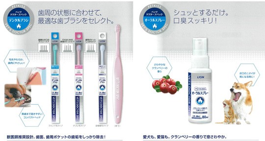 犬猫用 LION ペットキッス ベッツドクタースペック オーラルスプレー