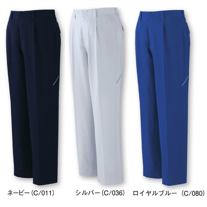 Jichodo 自重堂 作業服 86801 ストレッチ ワンタック パンツ 春夏 91