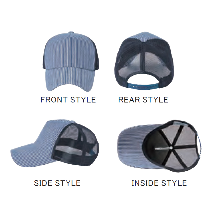 HOP-SCOT 中国産業 帽子 9446 メッシュ ワーク デニム カジュアル