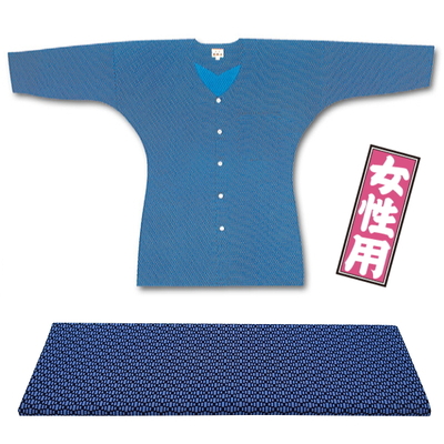 東京江戸一・波あじろ（江戸小紋）小サイズ（S）〜大サイズ（L）女性 