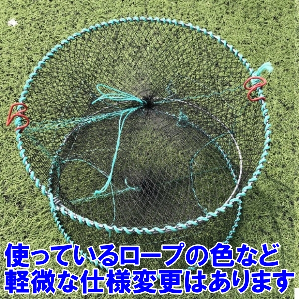丸型タイプ小サイズ ３０枚 送料無料 新品 カニカゴ 蟹かご 蟹カゴ 仕掛け もんどり モンドリ 漁具 穴子仕掛け 蟹仕掛け お魚キラー 魚捕り 爆買_7