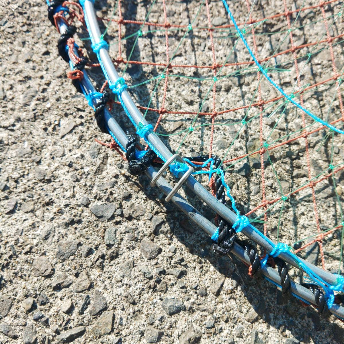 【プロ仕様】緑テグス ワタリガニカゴ 30枚セット ガザミカゴ カニカゴ 蟹カゴ 蟹篭 魚採り 蟹採り 漁具 蟹取り 渡り蟹 カゴ漁 仕掛け もんどり モンドリ 爆買_9