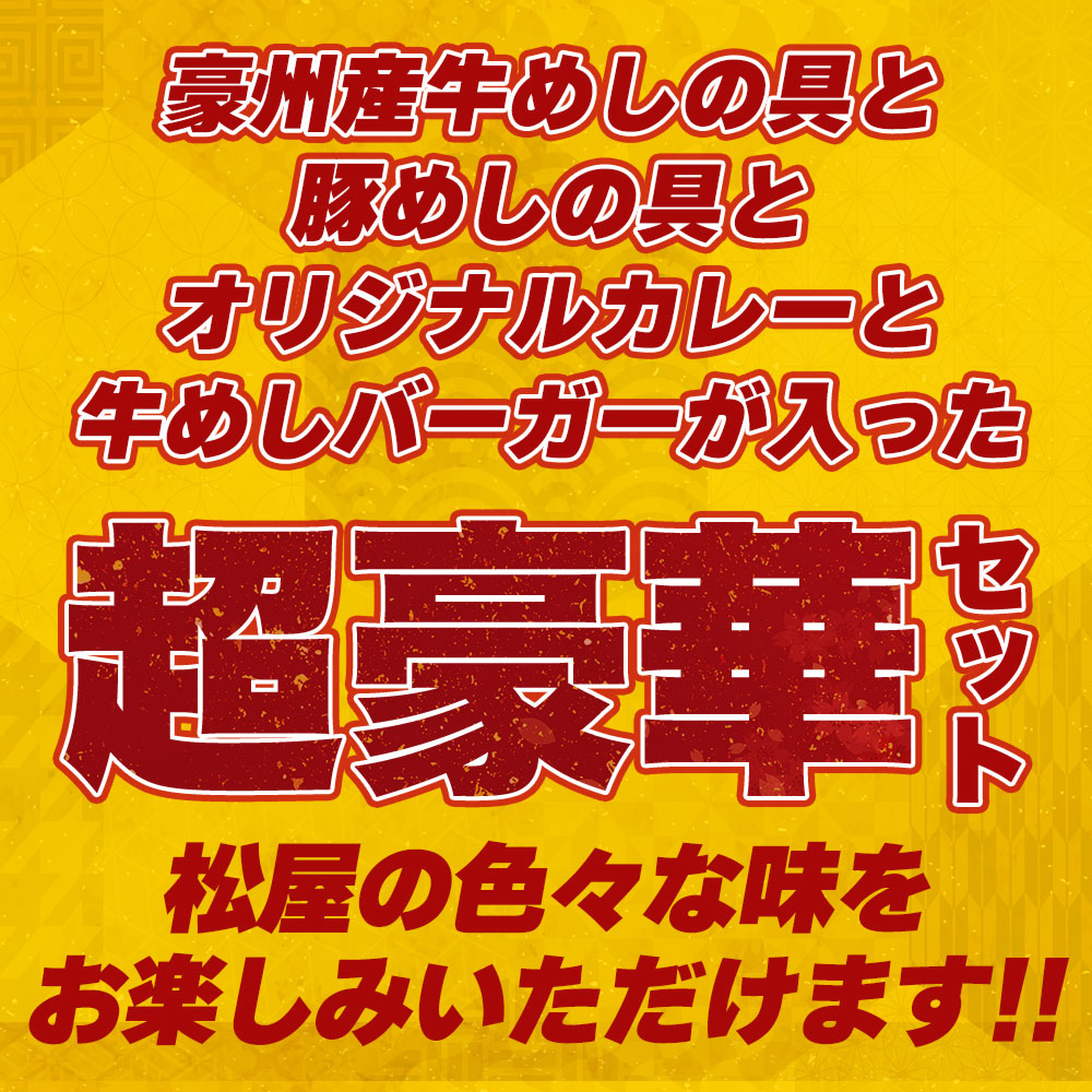 (メーカー希望小売価格4900円→3280円) 牛丼 牛丼の具 バラエティお中元10食 （豪州産牛めし４個、豚めし２個、カレー２個、牛めしバーガー２個） 業務用 松屋｜matsuyafoodcourt2｜05