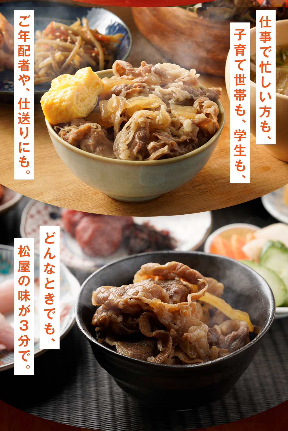 (衝撃の60%OFF) 牛丼 牛丼の具 牛めしの具(プレミアム仕様) 60個 牛丼の具 1個当たりたっぷり135g 牛丼 肉 仕送り 業務用 食品 松屋 関連画像5