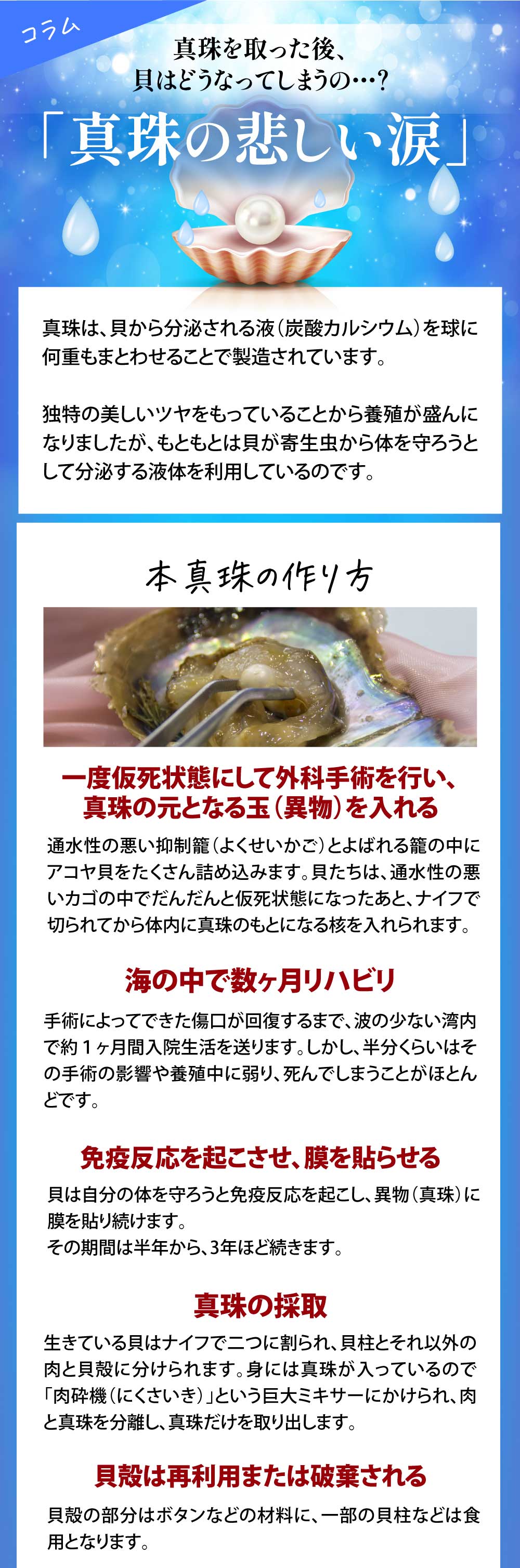 マグネット式パールネックレス