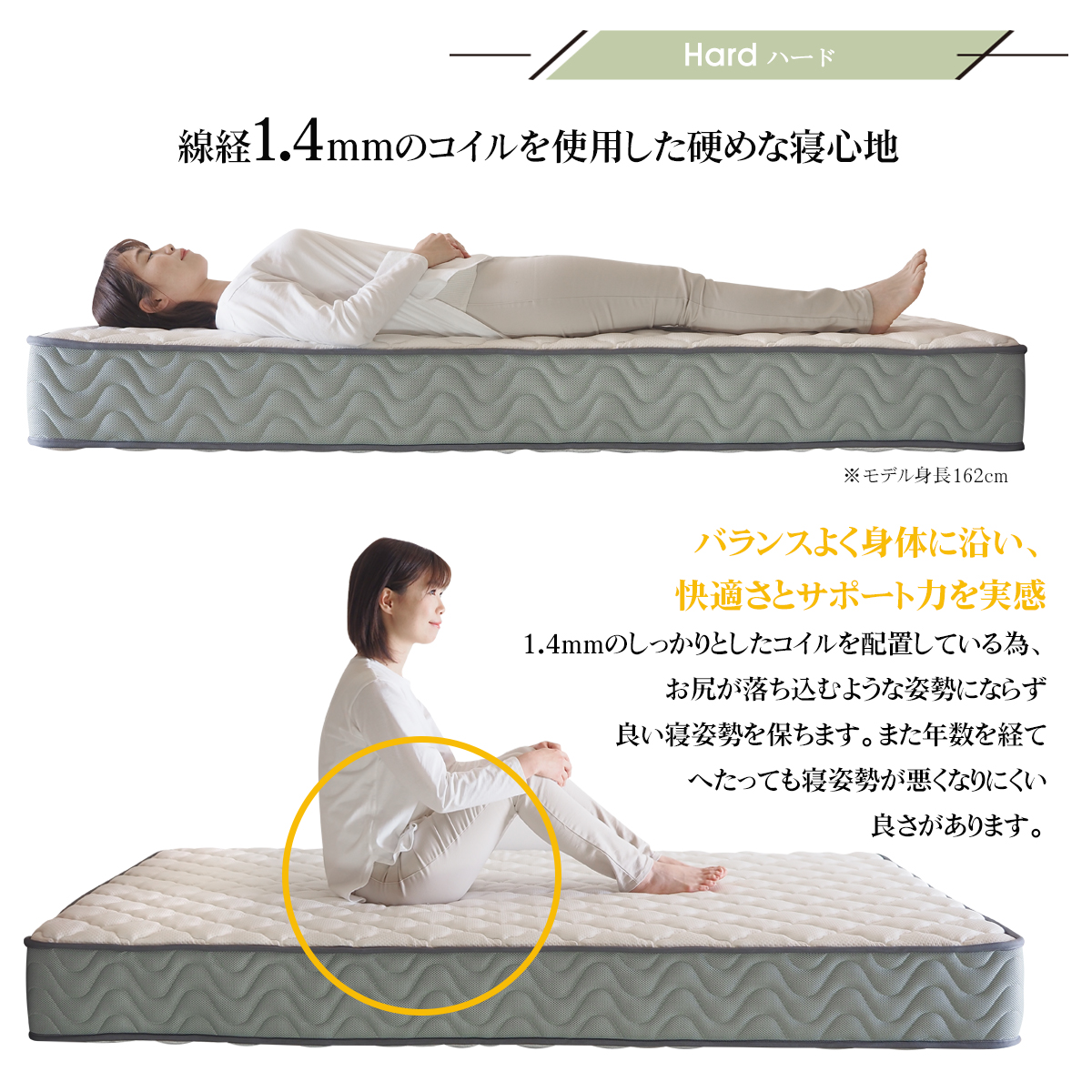 ベッドアンドマットレス マットレス シングル ポケットコイル
