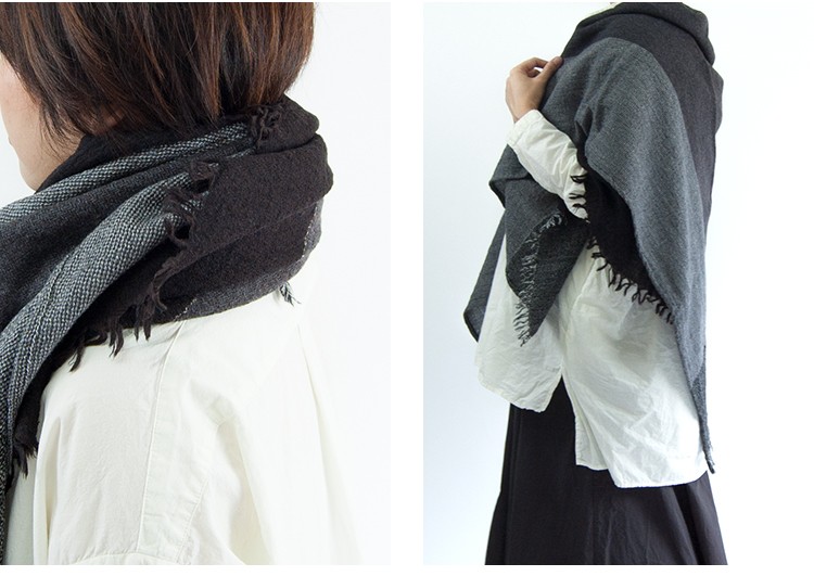 pas de calais ● 大判ストール pas de calais ストール 50％OFF マフラー ニットストール