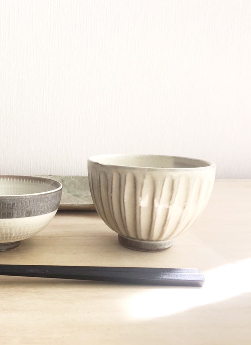 ラスト1点 小石原焼 翁明窯元 ギフト しのぎ 深椀 陶器 器 お椀