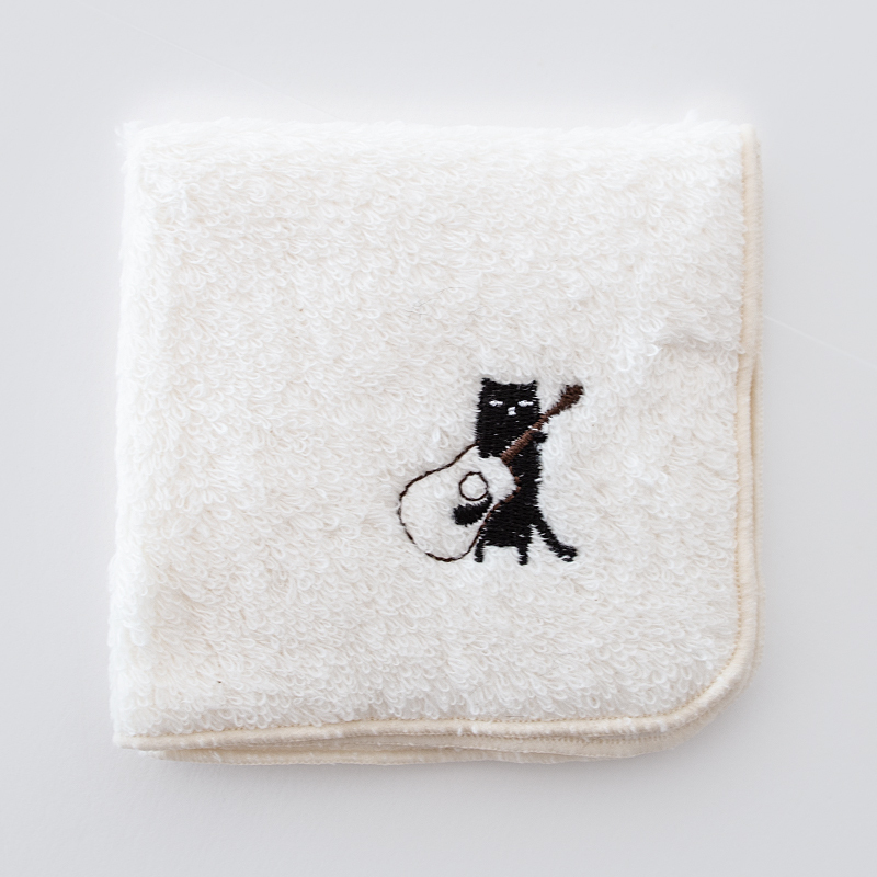 猫 CAT 刺繍 犬 柴犬 DOG タオル ハンカチ タオルハンカチ 日本製 ミニサイズ ギフトラッピング ギフト プレゼント ふわふわハンカチ