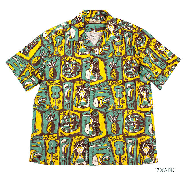 SUN SURF by Masked Marvelサンサーフ アロハシャツCOTTON LINEN OPEN