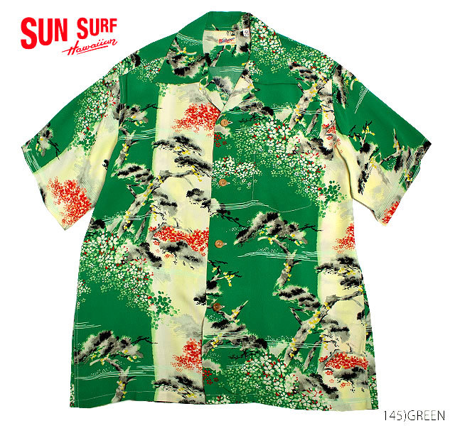 SUN SURF サンサーフ アロハシャツRAYON S/S