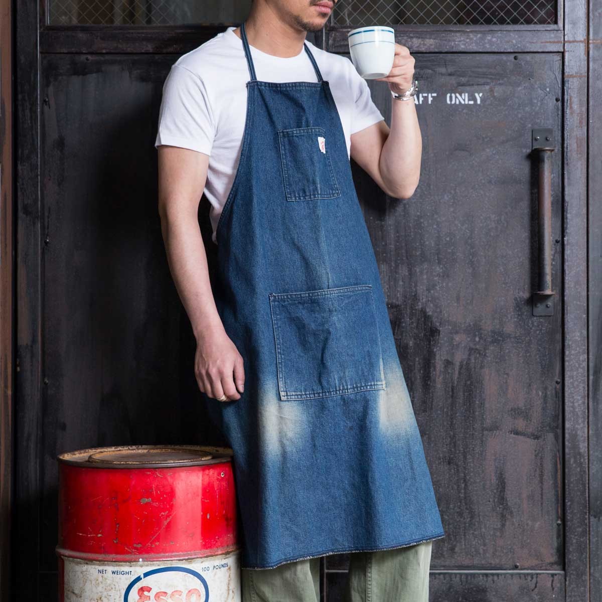 ROUND HOUSE エプロン 作業用エプロン アメリカ製 ショップエプロン キッチン メンズ レディース #99  :roundhouse017:MAVAZI(IMPORT CLOTHING) - 通販 - Yahoo!ショッピング