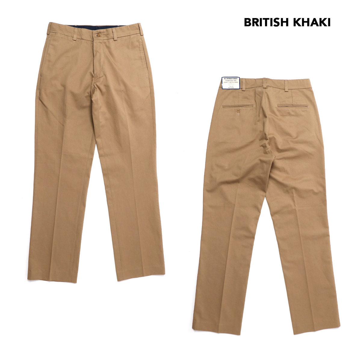 TUKI (ツキ) ミリタリーチノーズ  (KHAKI) 新品 TUKI (ツキ) 0122 【MILITARY CHINOS】 (WEST POINT TWILL