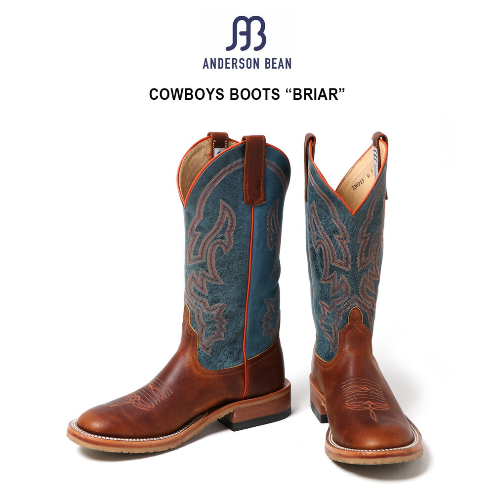 ANDERSON BEAN BOOT Co. アンダーソンビーン COWBOYS BOOTS “BRIAR” ウエスタンブーツ