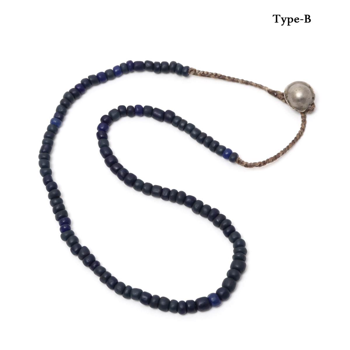 ビンテージ　アクアブルーのパドレビーズネックレス ビンテージ アクアブルーのパドレビーズネックレス