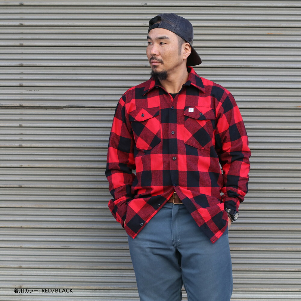 BIG BILL ビッグビル Premium Flannel Work Shirt 121 長袖 フランネル 