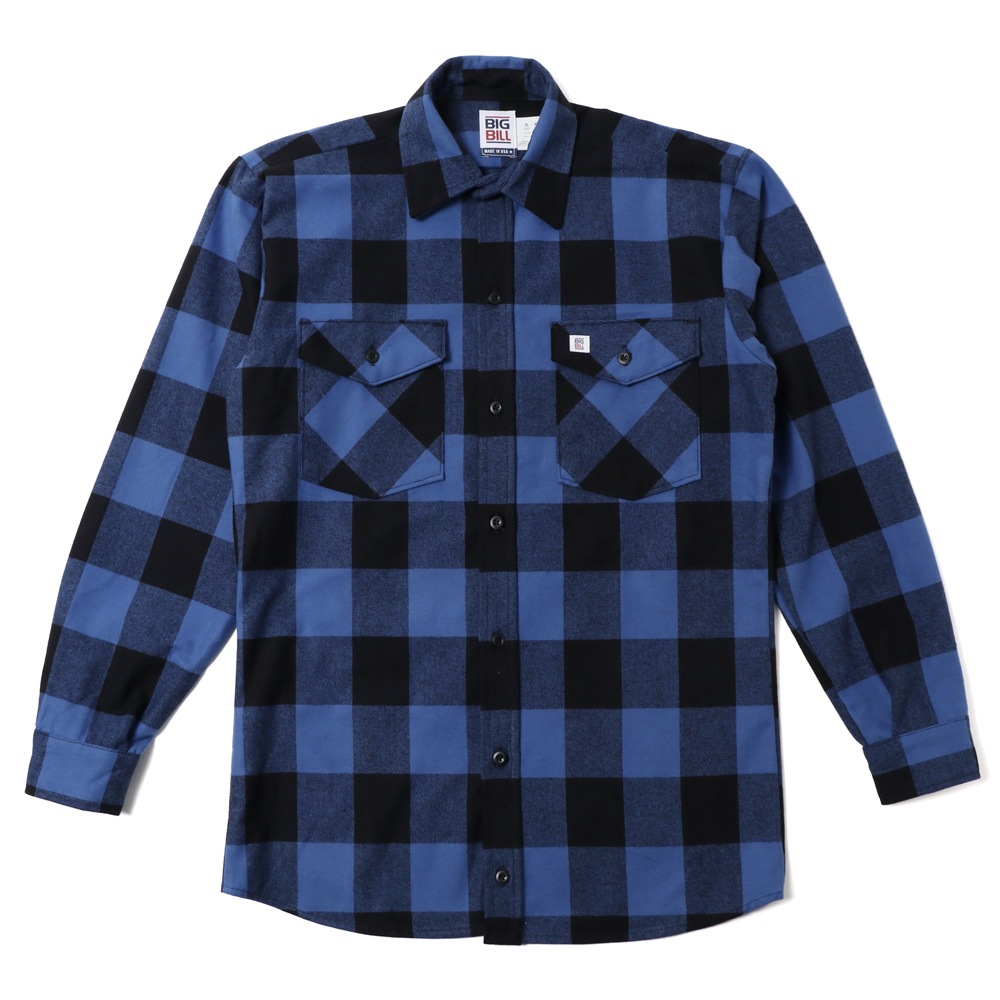 BIG BILL ビッグビル Premium Flannel Work Shirt 121 長袖 フランネル