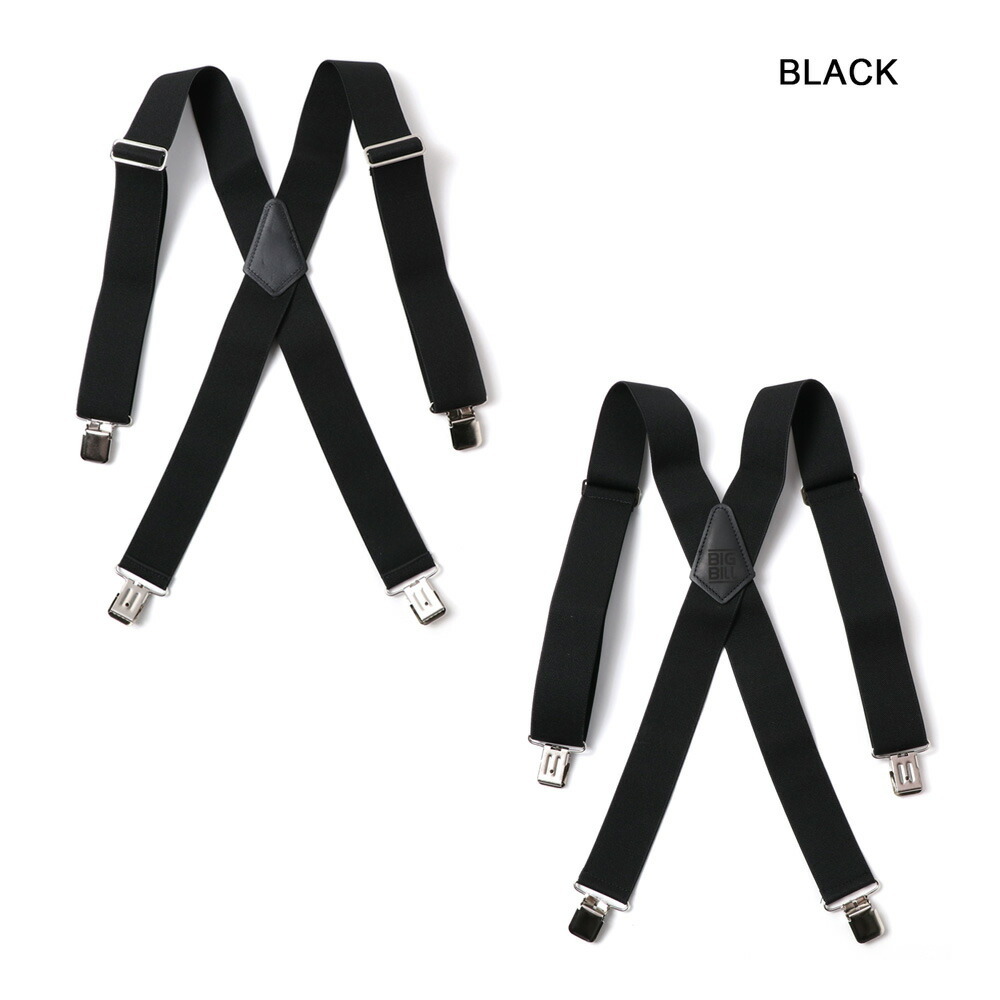 BIG BILL 【メール便配送】BIG ビッグビル Clip-On Suspenders X