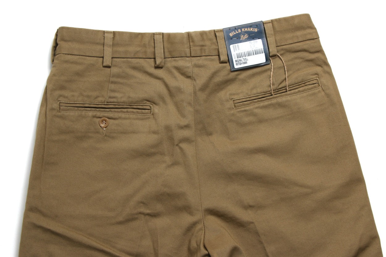 裾上げ無料 Bills KHAKIS ビルズカーキ チノパン メンズ M-2