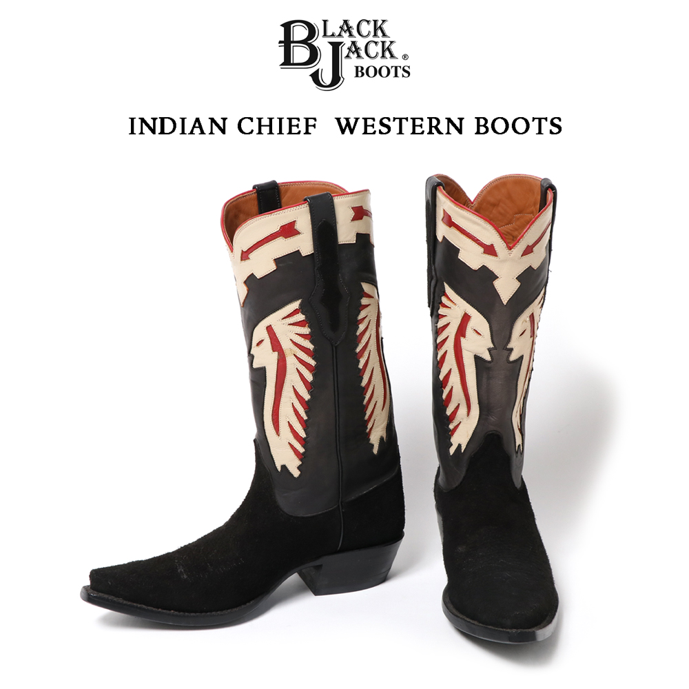 BLACK JACK BOOTS ブラックジャック ブーツ Indian Chief Western 