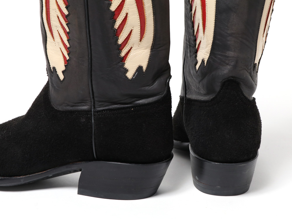 BLACK JACK BOOTS ブラックジャック ブーツ Indian Chief Western Boots 馬革 本革 ウエスタンブーツ  レザーブーツ アメリカ製 酋長 インディアン 25cm 26cm