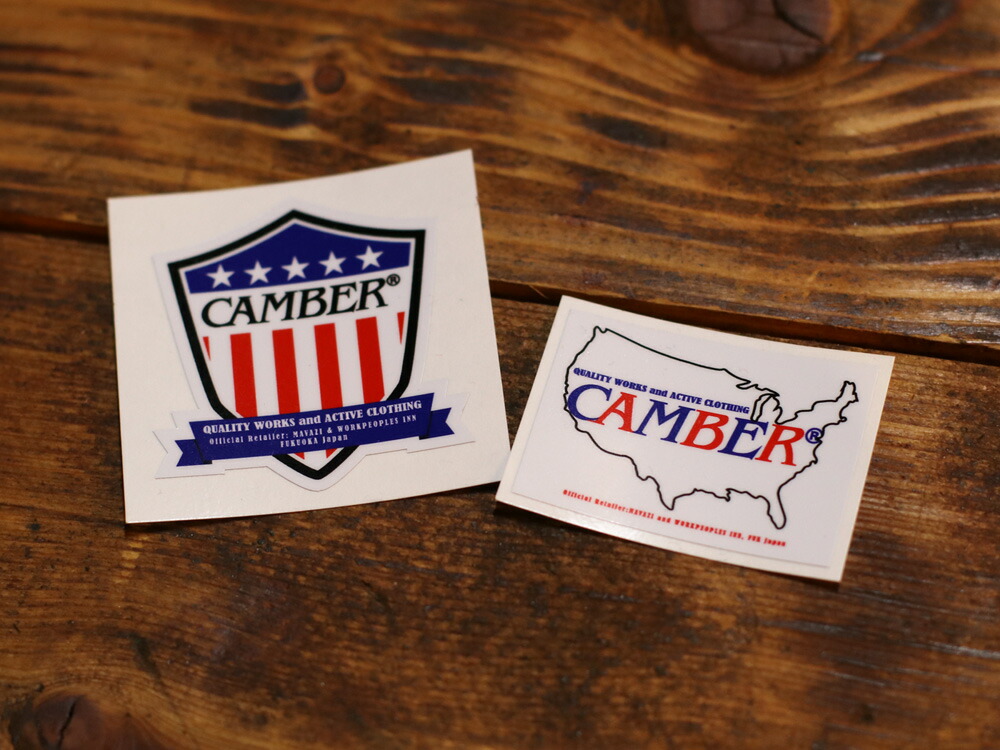 CAMBER キャンバー オフィシャルステッカー ステッカー シール ロゴ :camber010:MAVAZI(IMPORT CLOTHING)  通販 