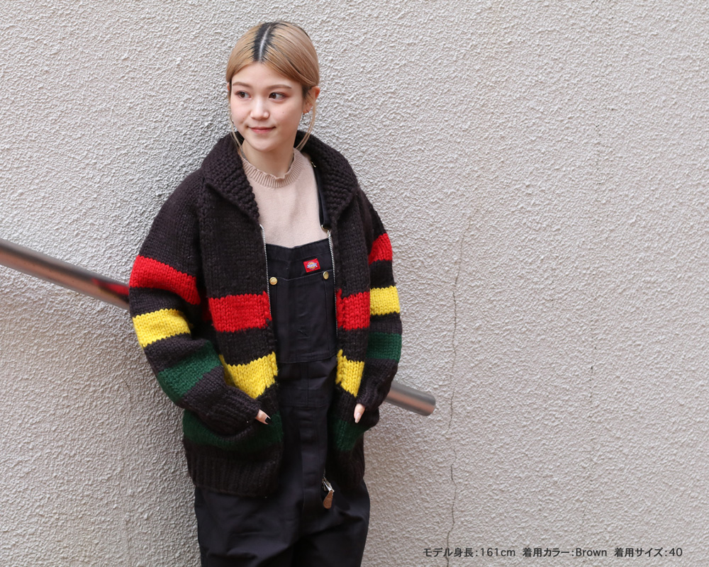 VINTAGE 1990s ビンテージ カウチンセーター ピュアウール100% 厚手