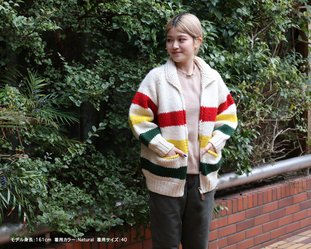 VINTAGE 1990s ビンテージ カウチンセーター ピュアウール100% 厚手