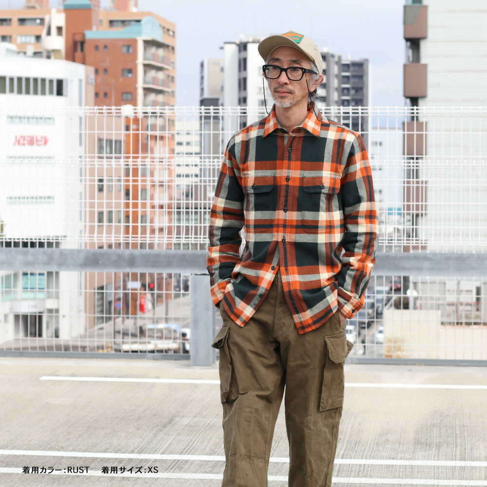 FILSON フィルソン VINTAGE FLANNEL WORK SHIRTS ヴィンテージフランネルワークシャツ ネルシャツ 11010689