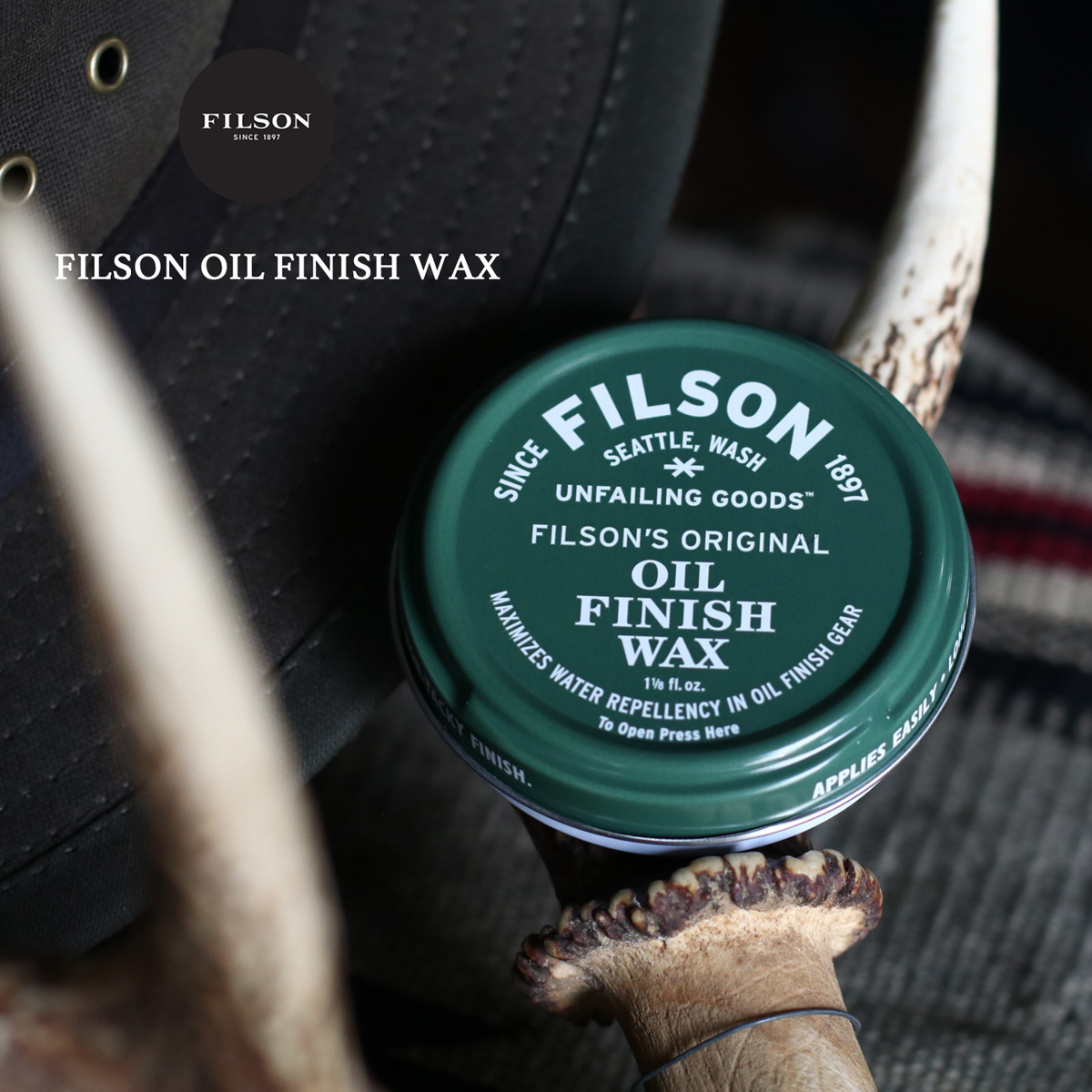 FILSON フィルソン OIL FINISH WAX 1 1/8 fl. oz オイルフィニッシュ