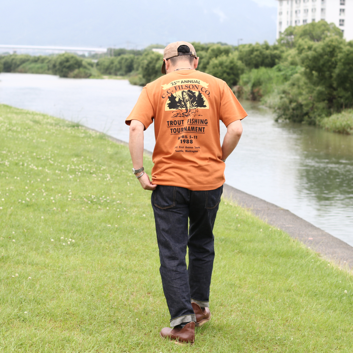 FILSON フィルソン Frontier Graphic Tee Shirts Tournament