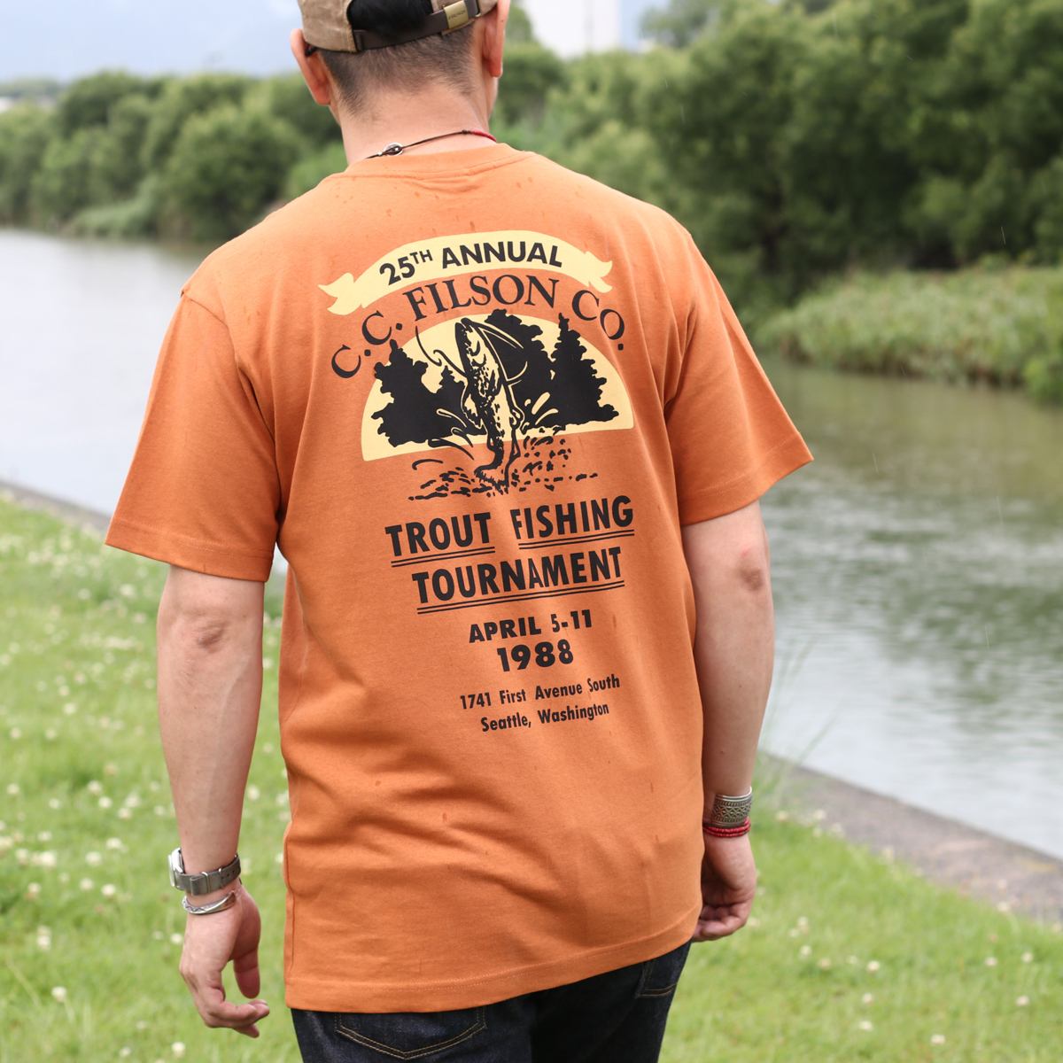 FILSON フィルソン Frontier Graphic Tee Shirts Tournament