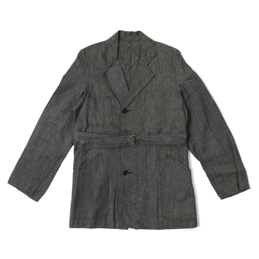 【格安‼️】〜1930’s ブラックシャンブレー ショップコート 【美品】 5696b4807776a7fabdedab2ef078d0