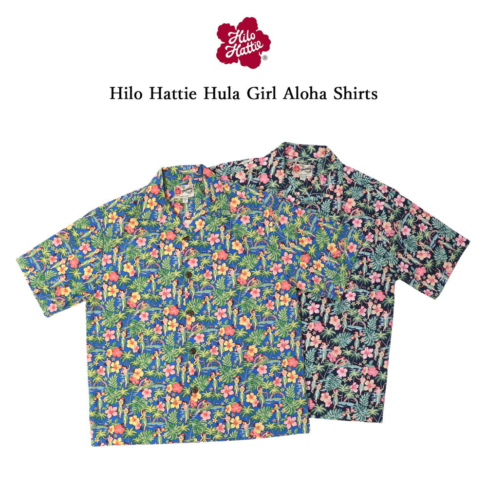 Hilo Hattie ヒロハッティー 半袖 シャツ アロハシャツ ハワイ メンズ