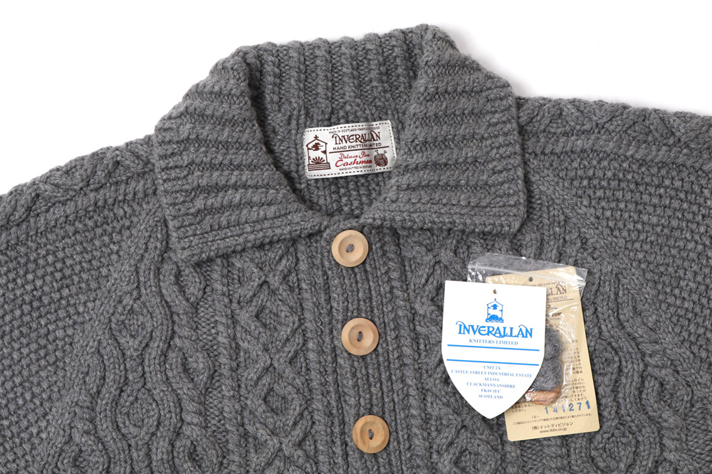INVERALLAN インバーアラン カーディガン ニット カシミア INVERALLAN インバーアラン カーディガン ニット カシミア