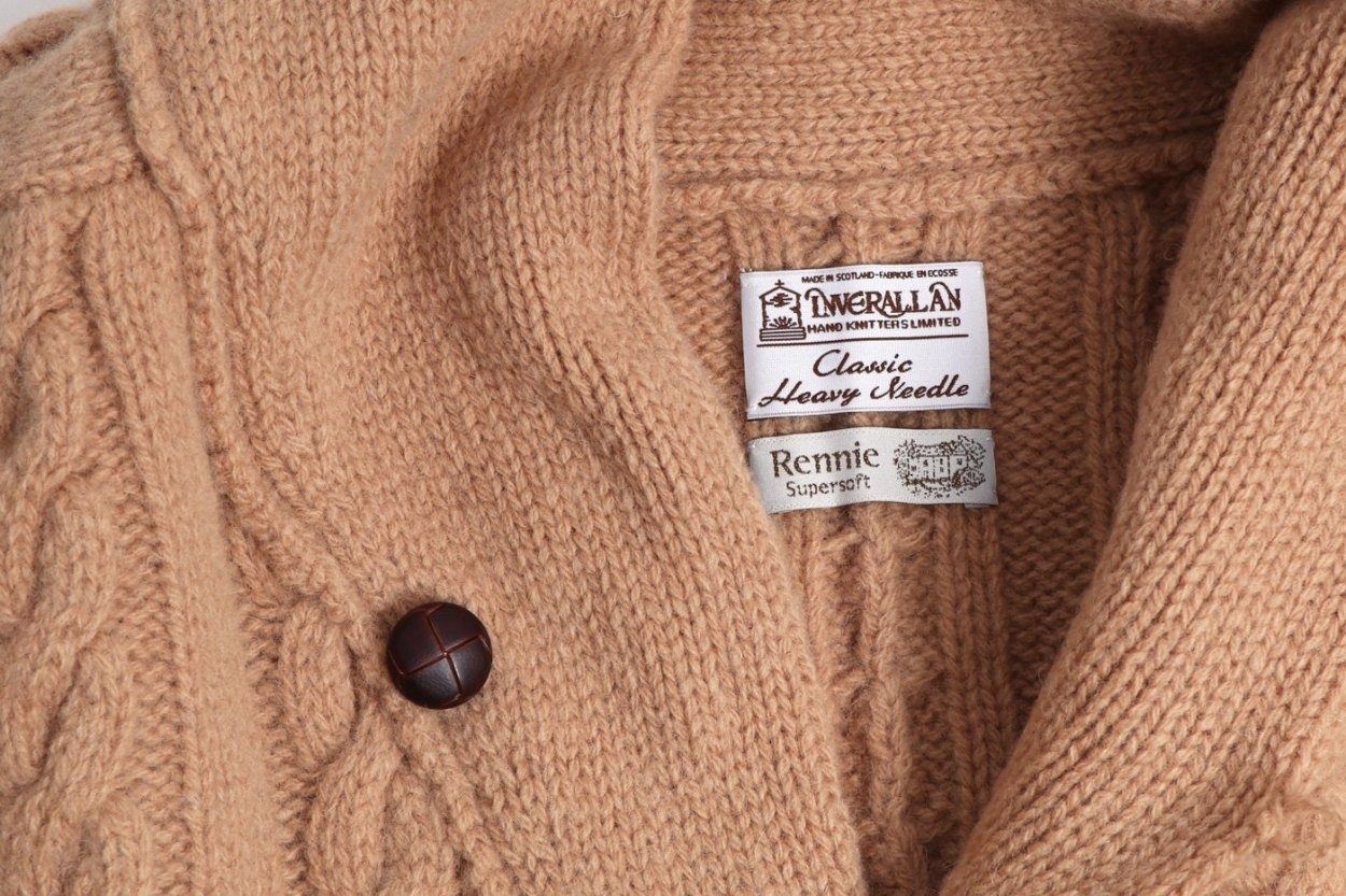 INVERALLAN（インバーアラン） カーディガン ショールカラー