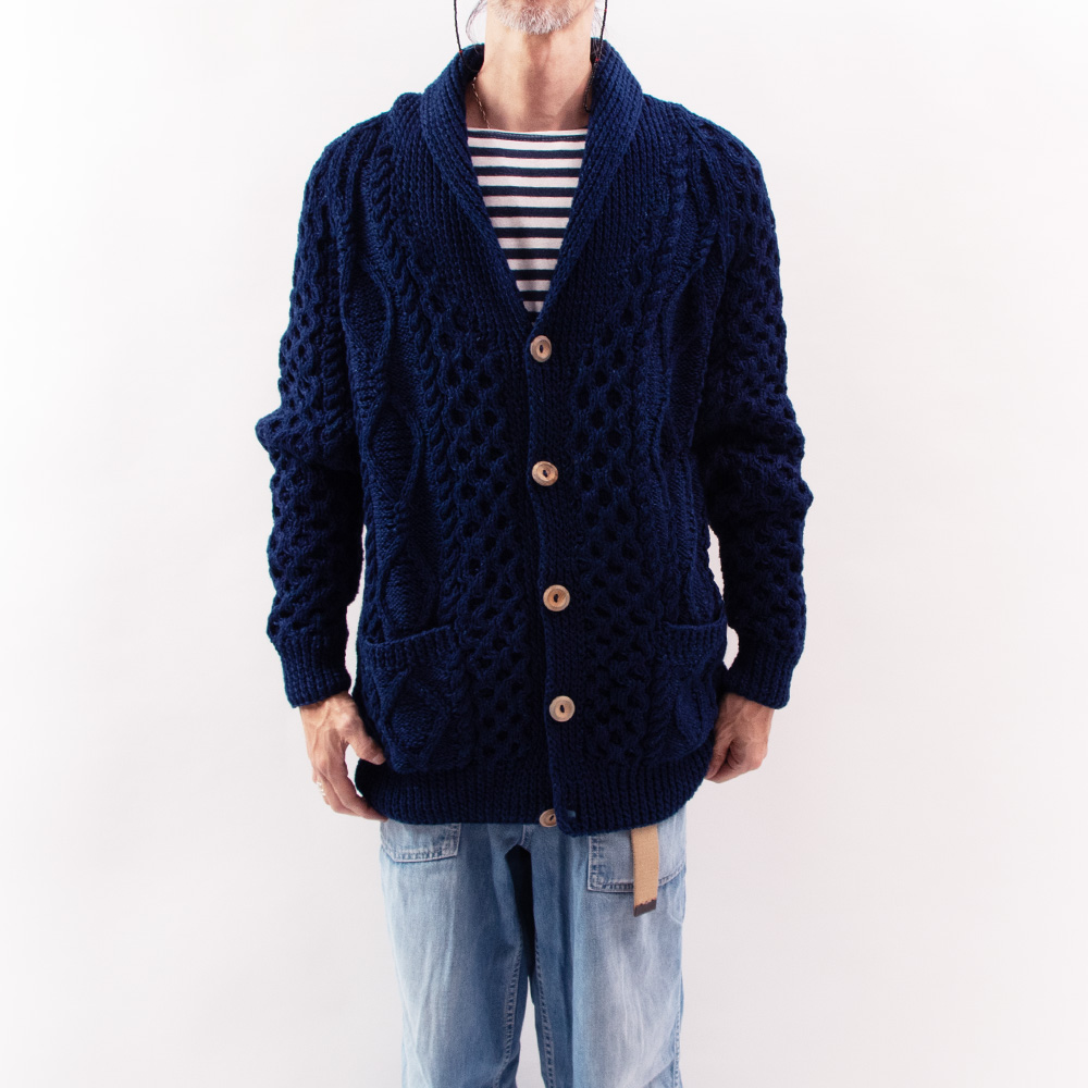 INVERALLAN インバーアラン セーター デニムヤーンショール