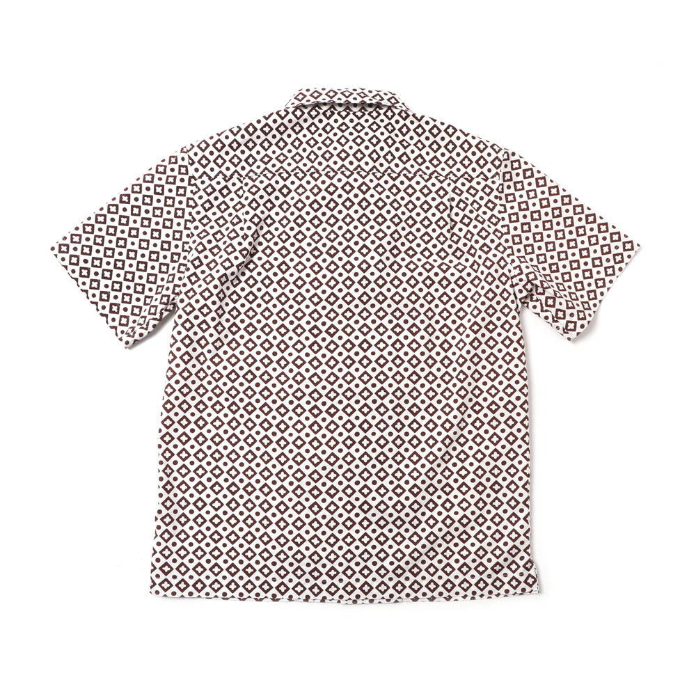 KNICKERBOCKER Flapjack Shirt - Tiles ニッカーボッカー フラップジャックシャツ タイル柄