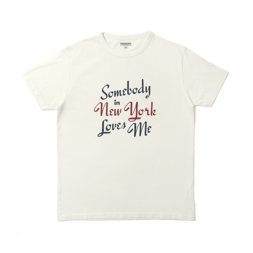 KNICKERBOCKER  Lovers T-Shirt ニッカーボッカーロゴ tシャツ 半袖 シャツ メンズ MILK ミルク