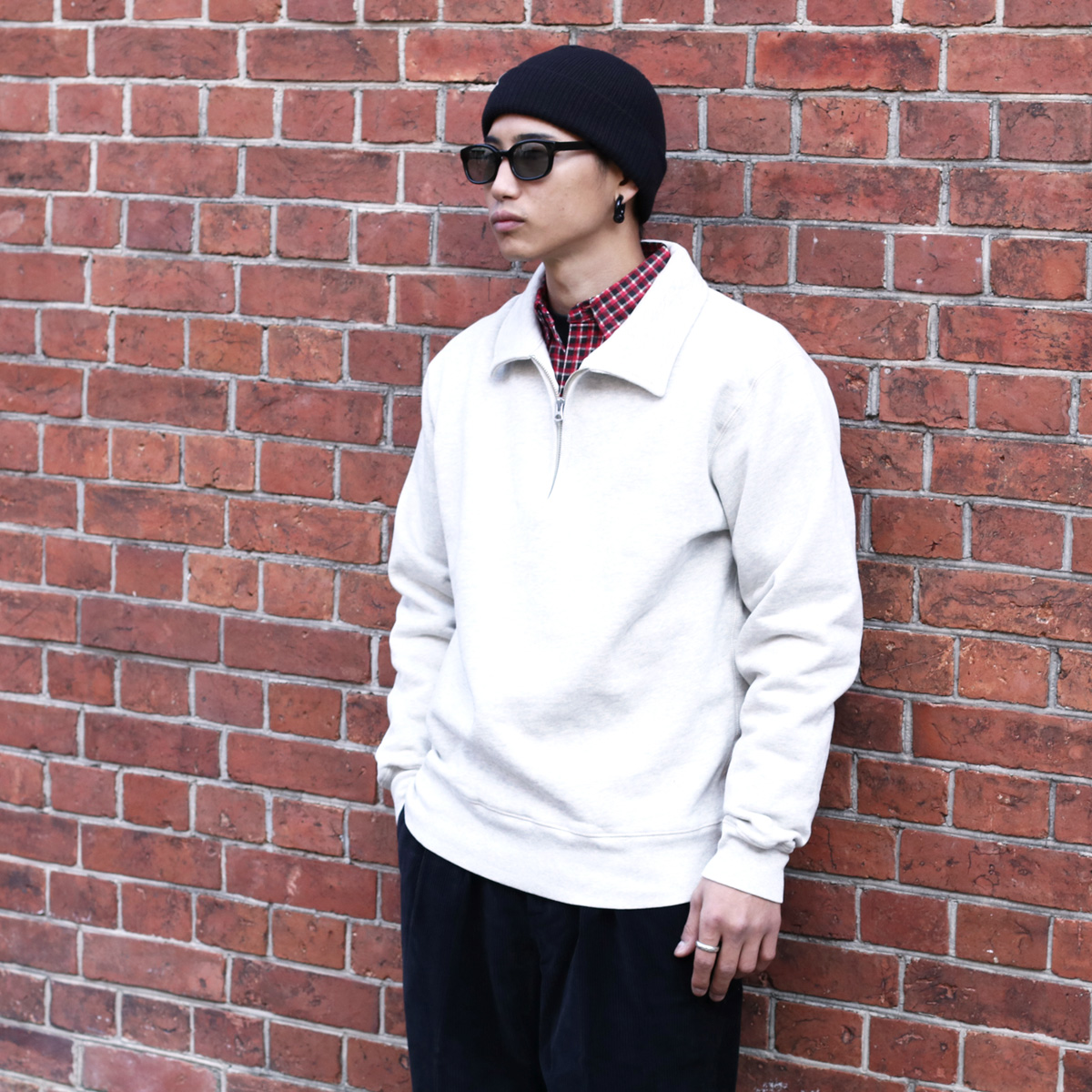 KNICKERBOCKER ニッカーボッカー Stadium Loft Knit Quarter Zip