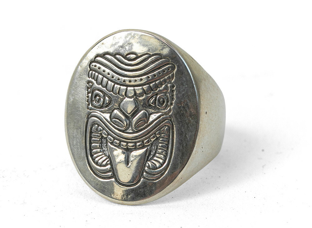 LHN Jewelry Tiki God Signet Ring 11〜16号(US6〜8) エルエッチエヌ ジュエリー ティキ シグネット リング