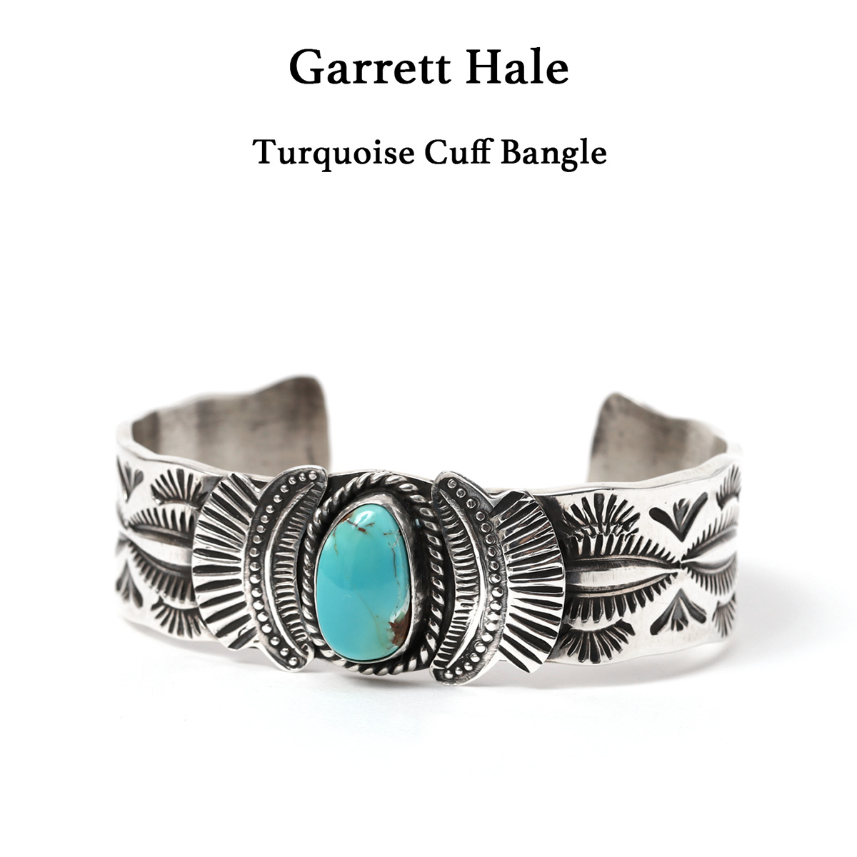 Garrett Hale ギャレット ヘイル Turquoise Cuff Bangle ターコイズ