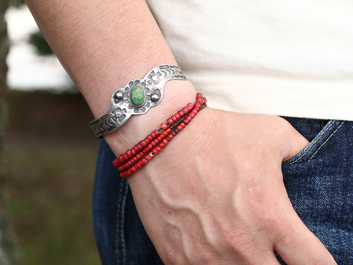 NAVAJO（ナバホ） 1930's~ Vintage Navajo Snakes Bangle シルバー