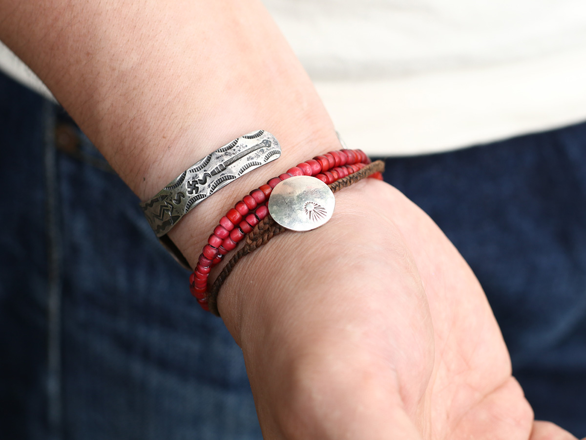 激レア！30’s ナバホバングル NAVAJO（ナバホ） 1930's~ Vintage Navajo Snakes Bangle シルバー